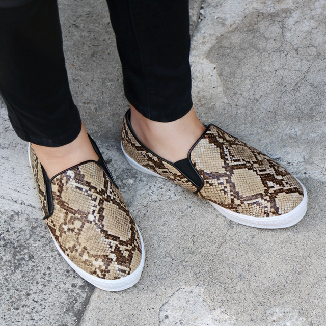 アニマル スリッポンシューズ