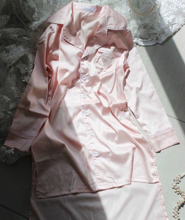 アシンメトリーヘムシャツワンピース