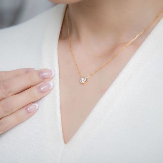 ダイヤライクネックレス LANA（ゴールド）