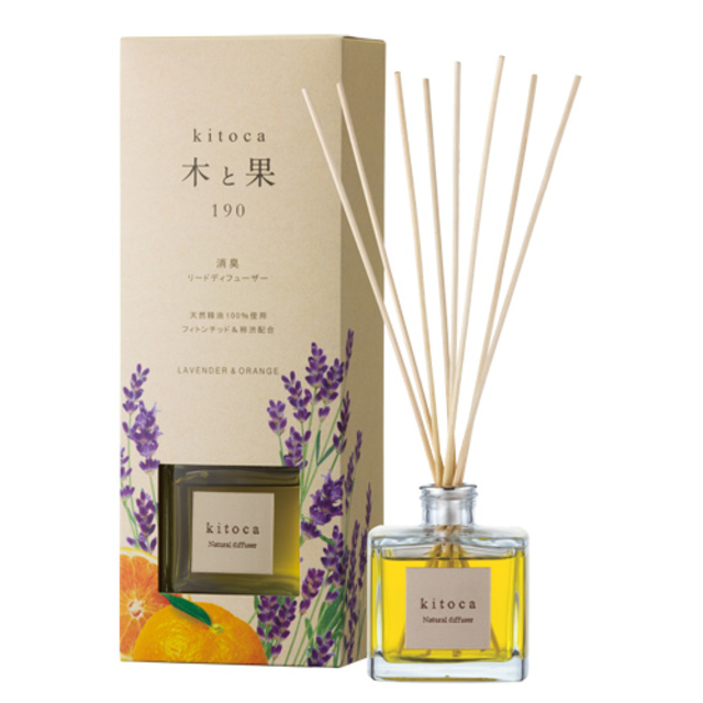 天然の植物アロマの優しい香り「木と果」90ml