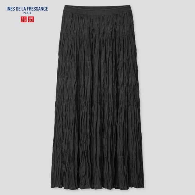 ツイストプリーツロングスカート