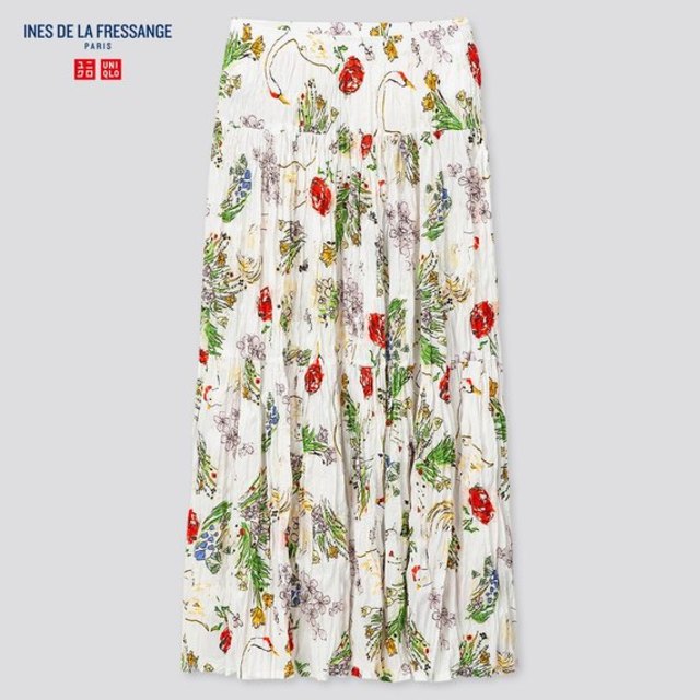 ツイストプリーツロングスカート