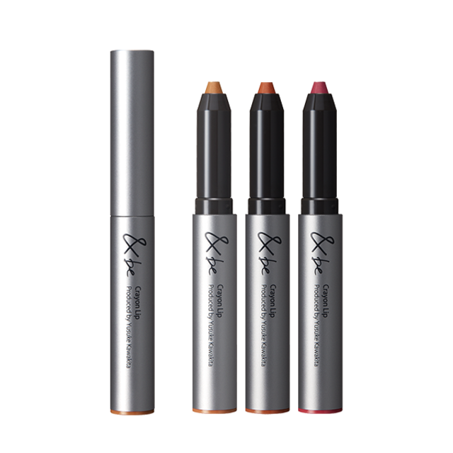 ＆be クレヨンリップ　オレンジテラコッタ