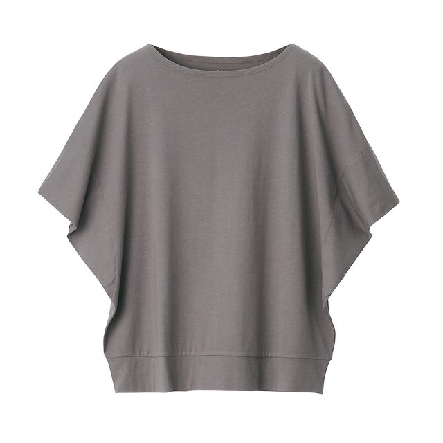 コットンレーヨンワイドドルマンＴシャツ