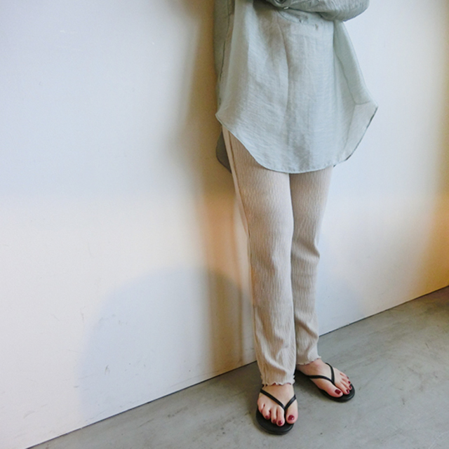 2020ssメローリブパンツ