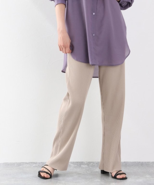 セルフカットリブパンツ