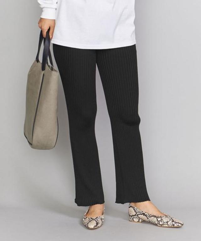 BY ホールガーメントリブパンツ◆