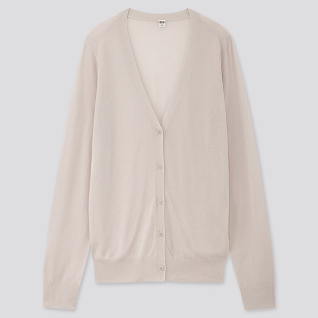 ライトVネックカーディガン（長袖）