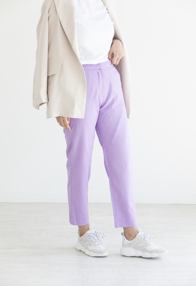 colour tapered pants