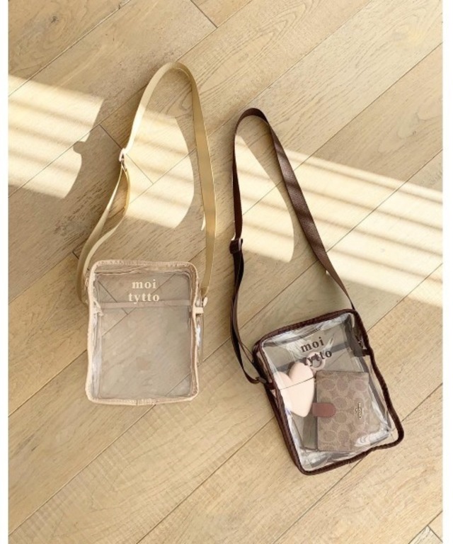 クリアサコッシュバッグ
