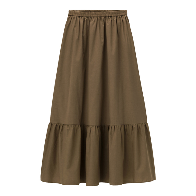 ティアードロングスカート