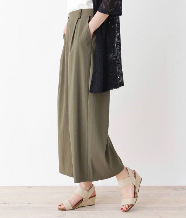 【M-L/接触冷感/吸水速乾/UV】ヴィンテージワイドパンツ