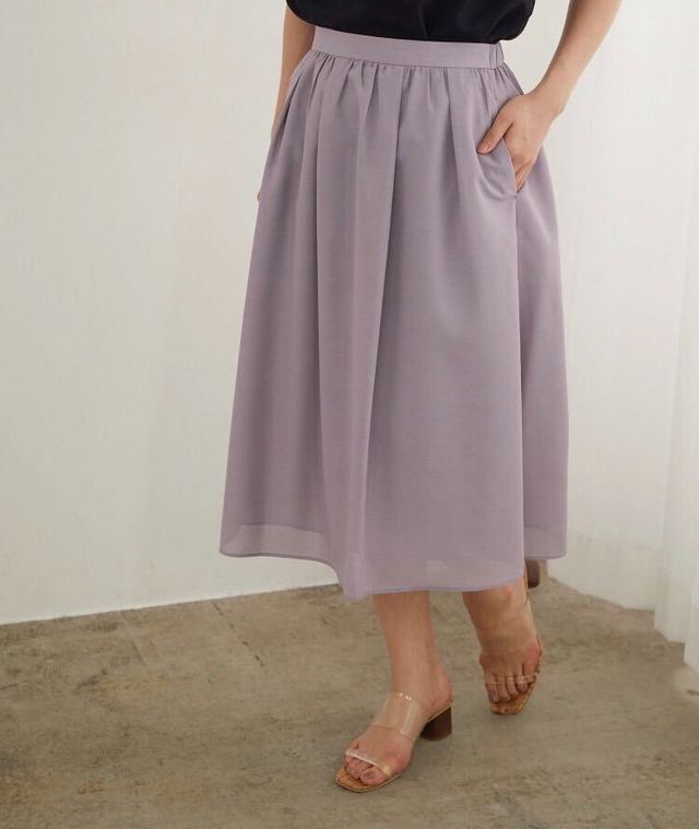 【UVケア・接触冷感】ドライミックススカート