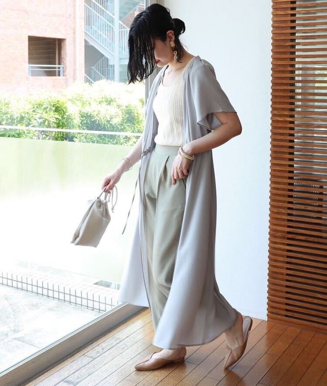 2WAYフレア半袖カシュクールワンピース