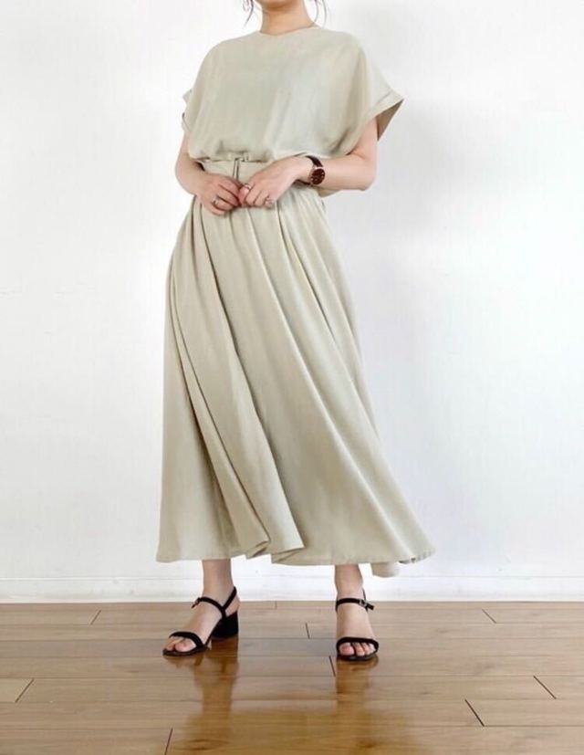 フレンチスリーブワンピース/【WEB/EC限定商品】