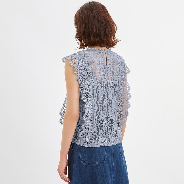 レースデザインT(ノースリーブ)