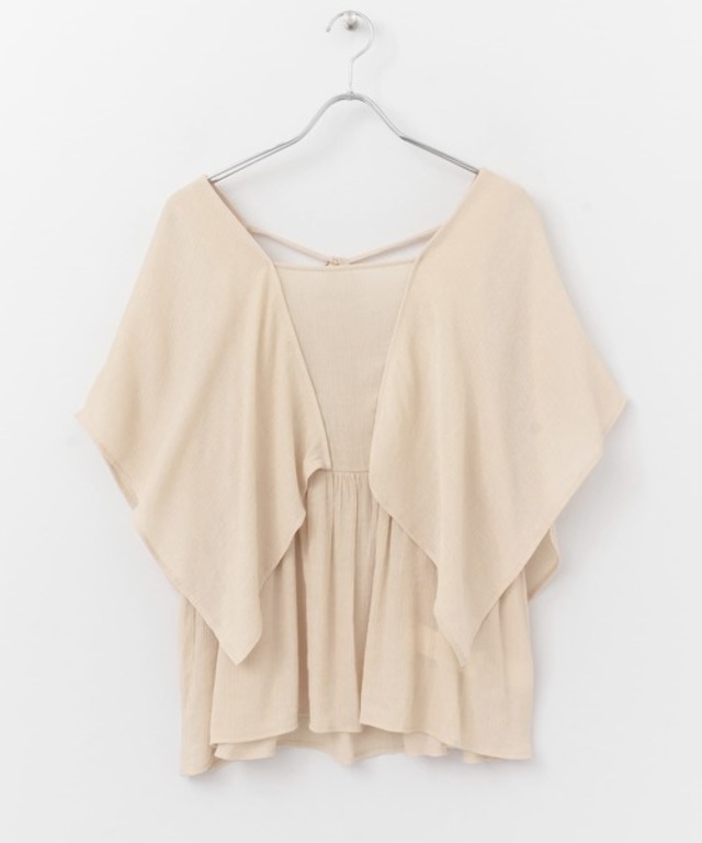 ケープスリーブチュニック