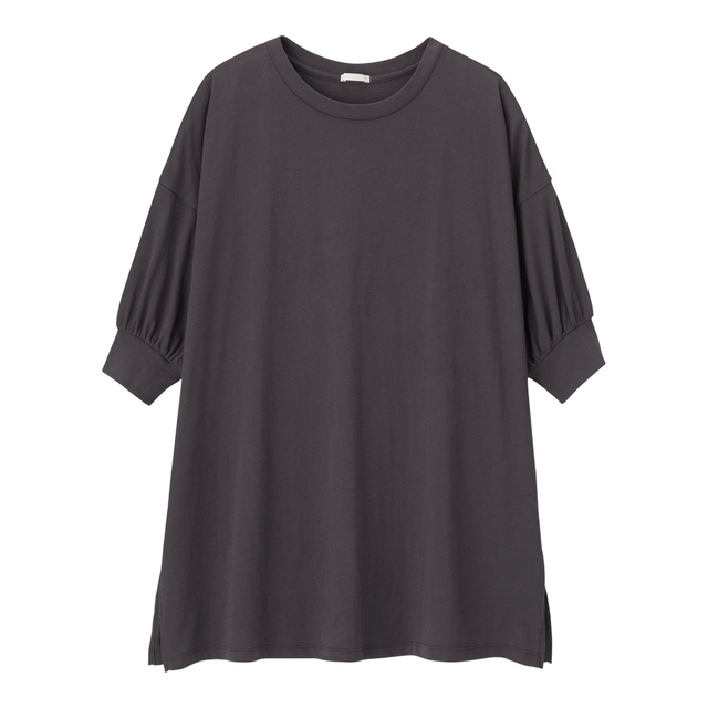 ドルマンスリーブチュニックT(5分袖)