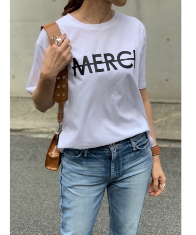 ワイドシルエットロゴTシャツ