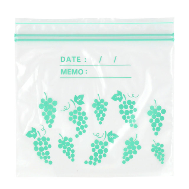 フリーザーバッグ ダブルジッパー マスカット(S 44枚入)