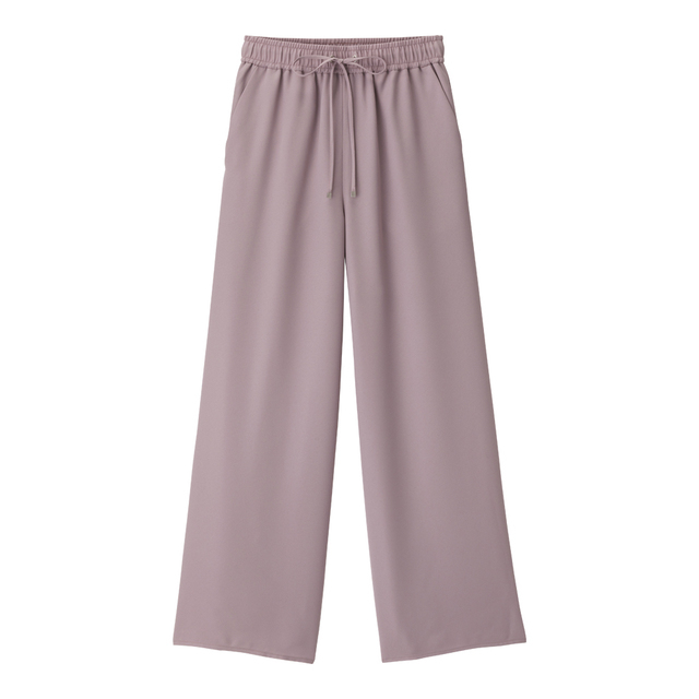 ドローストリングイージーワイドパンツ