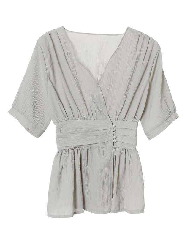 カシュクールシアーブラウス