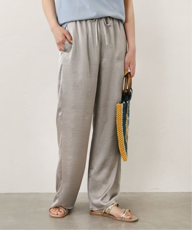 ウォッシャブルヴィンテージサテンイージーパンツ