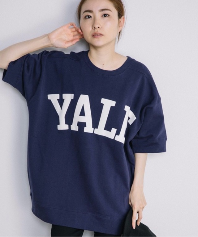 YALEロゴ・ボックス型スウェット・半袖