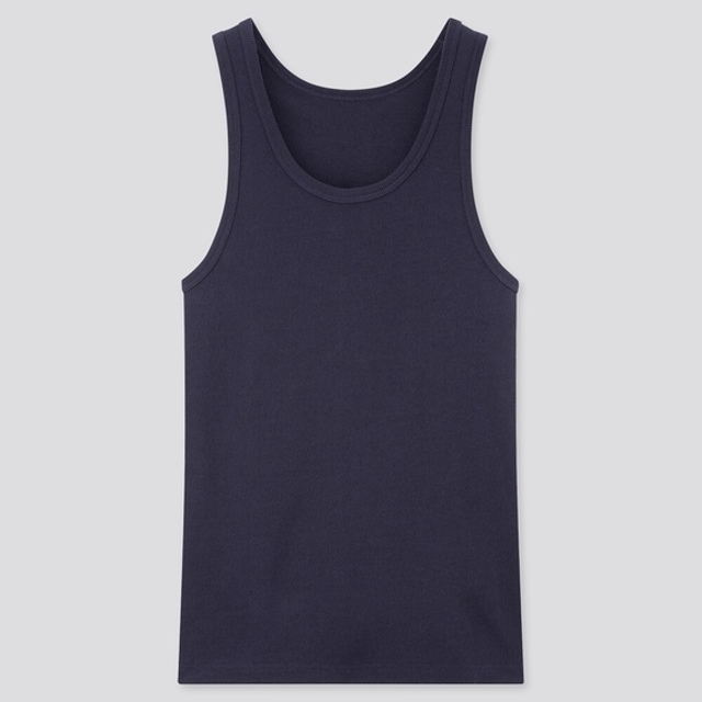 ドライカラーリブタンクトップ