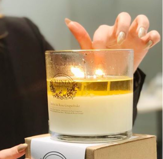 マッサージキャンドル