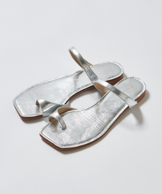 フラットトングサンダル/ペタンコ/リゾート/フラットサンダル