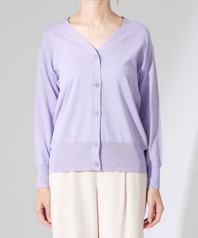 Vネックニットカーディガン