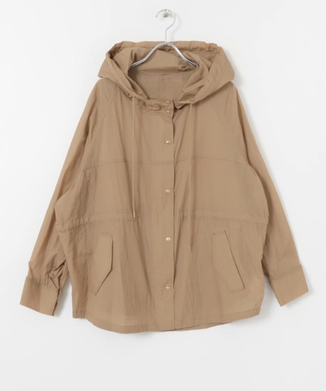 撥水ナイロンショートブルゾン