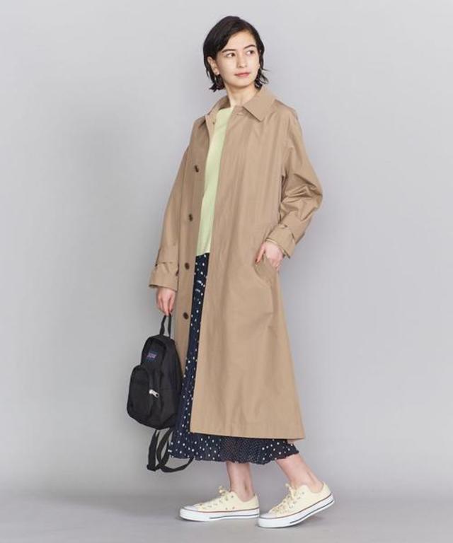 ステンカラーロングコート