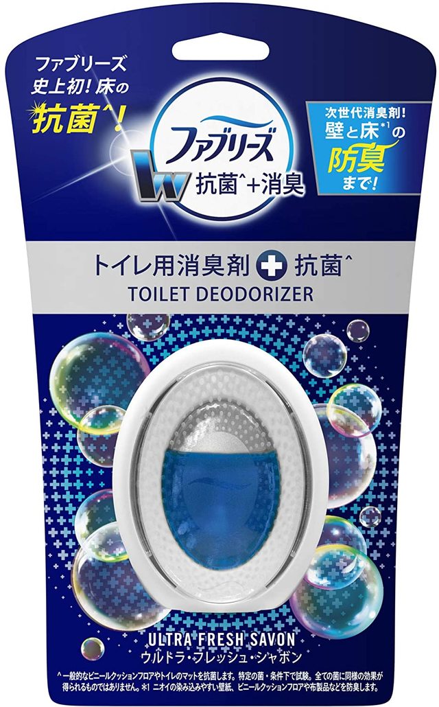 ファブリーズ 消臭芳香剤+抗菌 トイレ用 ウルトラ・フレッシュ・シャボン 6mL