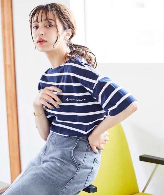 ボートネックプルオーバー