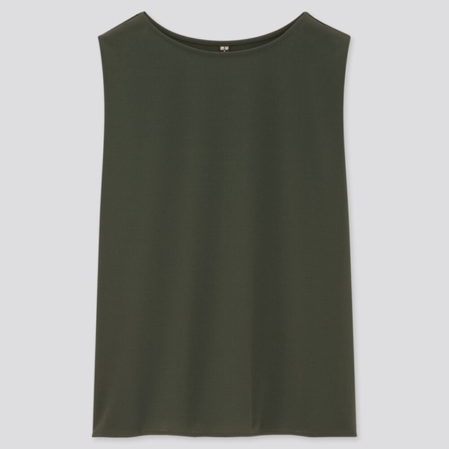 クレープジャージーT（ノースリーブ）