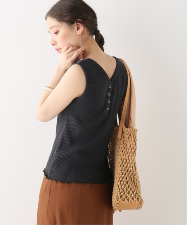 2WAY ハリヌキリブタンクトップ