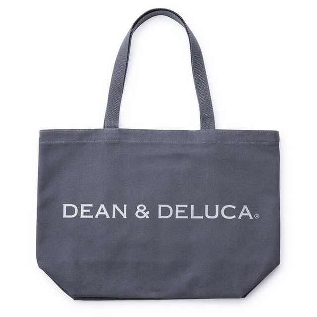 DEAN & DELUCA トートバッグ チャコールグレー L