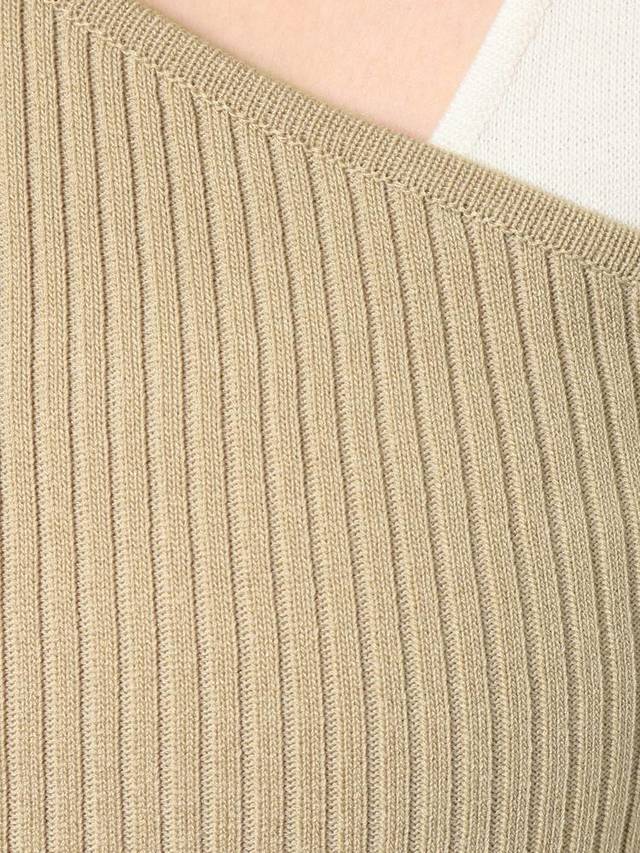 ダブルネックニットタンク