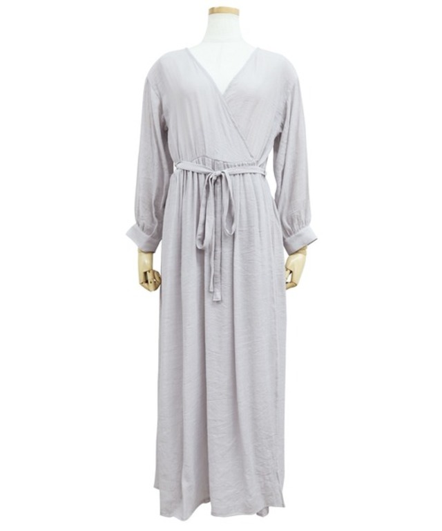 カシュクールガウンスラブワンピース