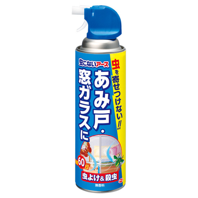 虫こないアース あみ戸・窓ガラスに