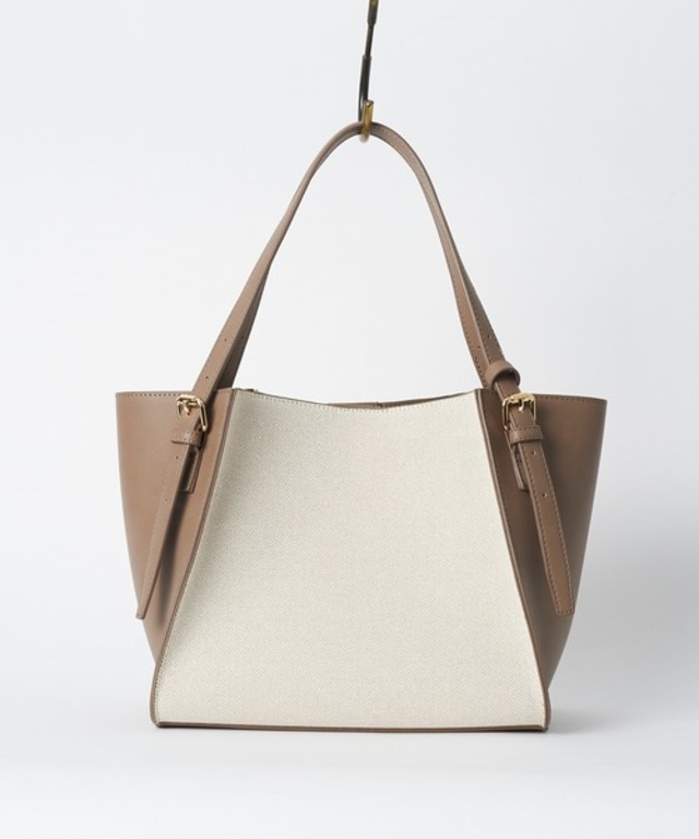 バッグ　キャンバスコンビトート