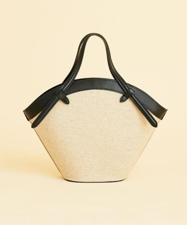スプリットレザー×キャンバスコンビ トートバッグ -2WAY-