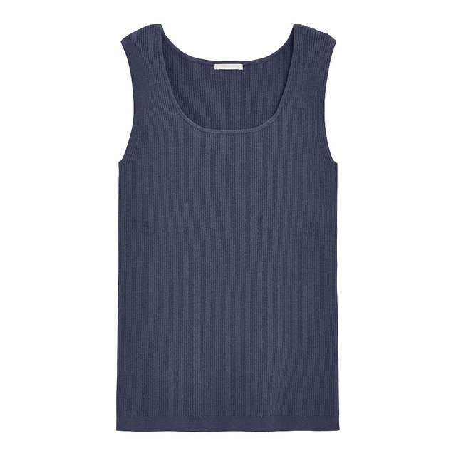 リブニットタンクトップ