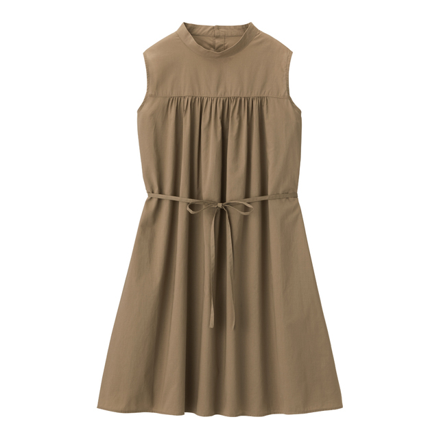 ギャザーチュニックブラウス(ノースリーブ)