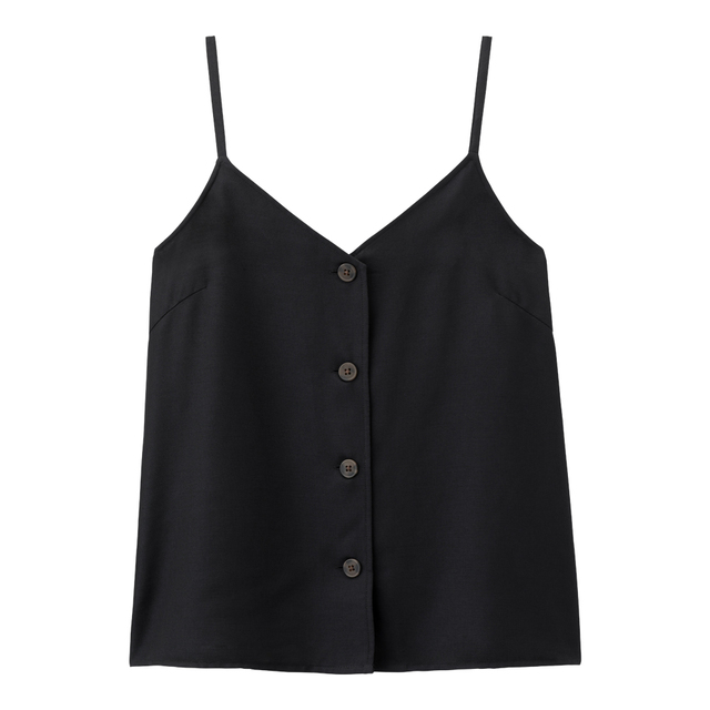 フロントボタンキャミソール