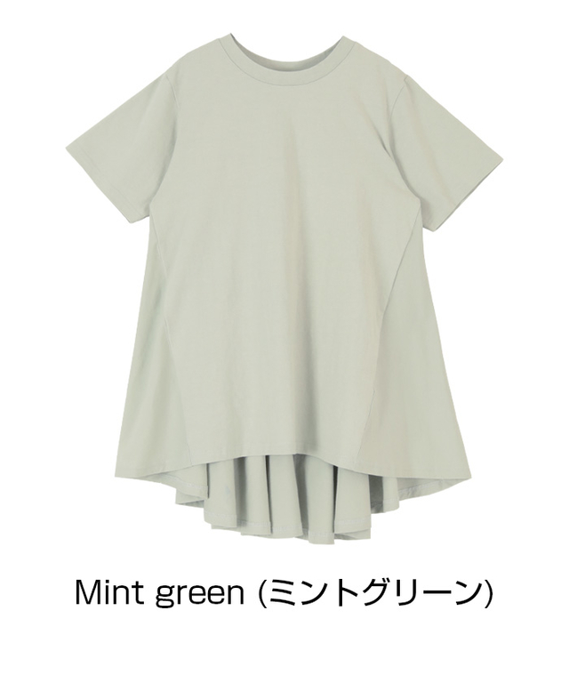 バックフレアTシャツ