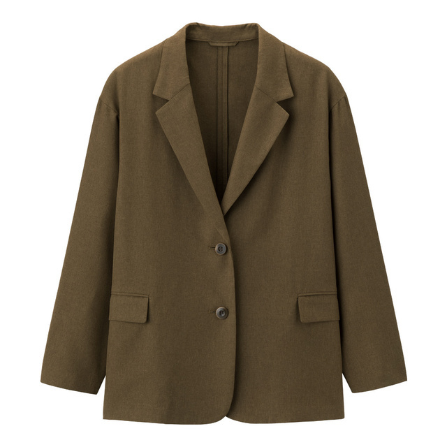 オーバーサイズテーラードジャケット(セットアップ可能)