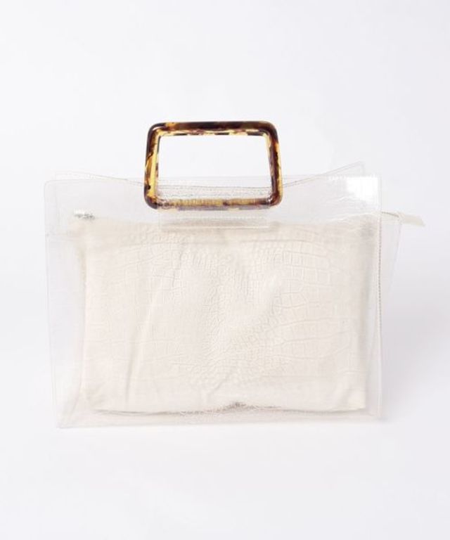 型押しPVCトート (M)◆